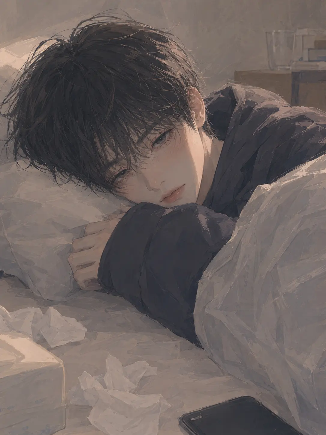 sasamiusagi0808332의 남자친구가 아픈 것 같아..