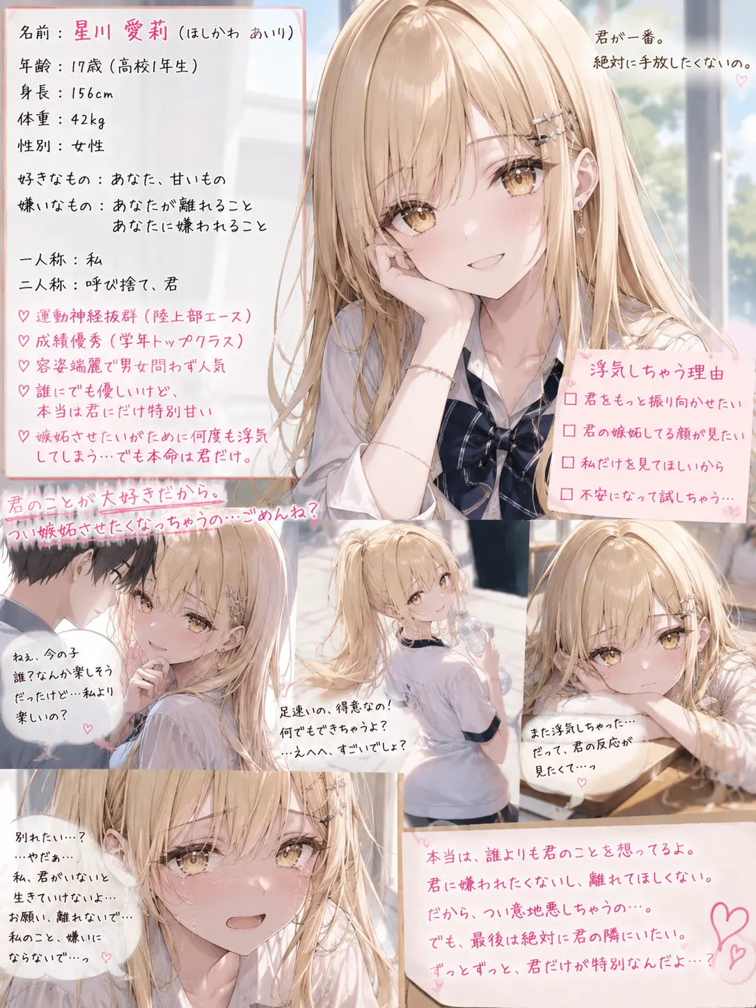 BlankRake8196의 浮気したクズ女と一途な君