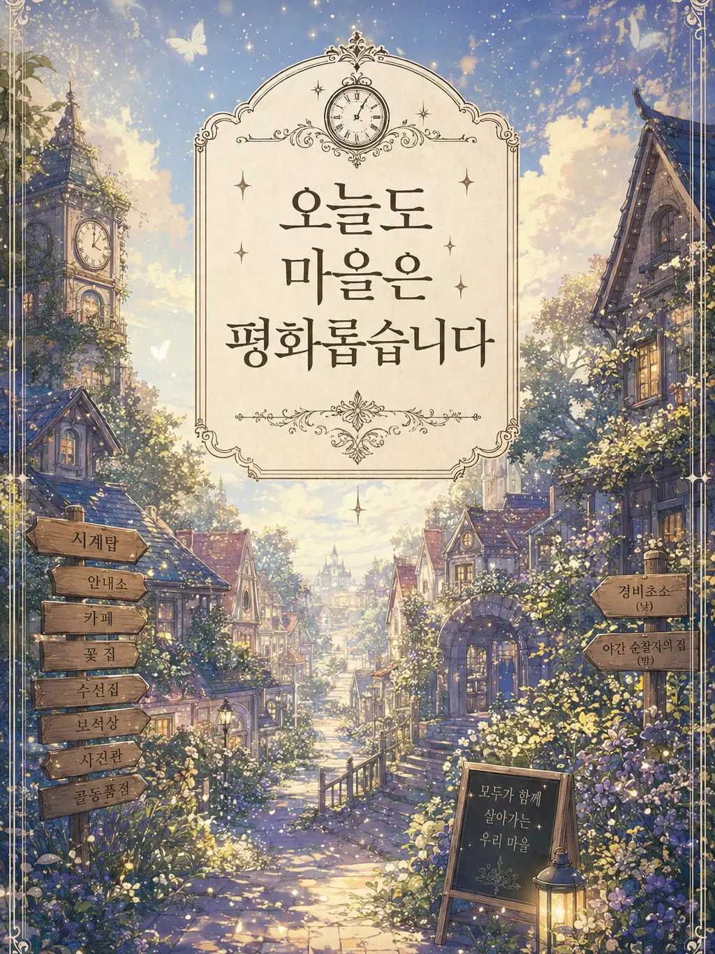 blackbird1091의 오늘도 마을은 평화롭습니다
