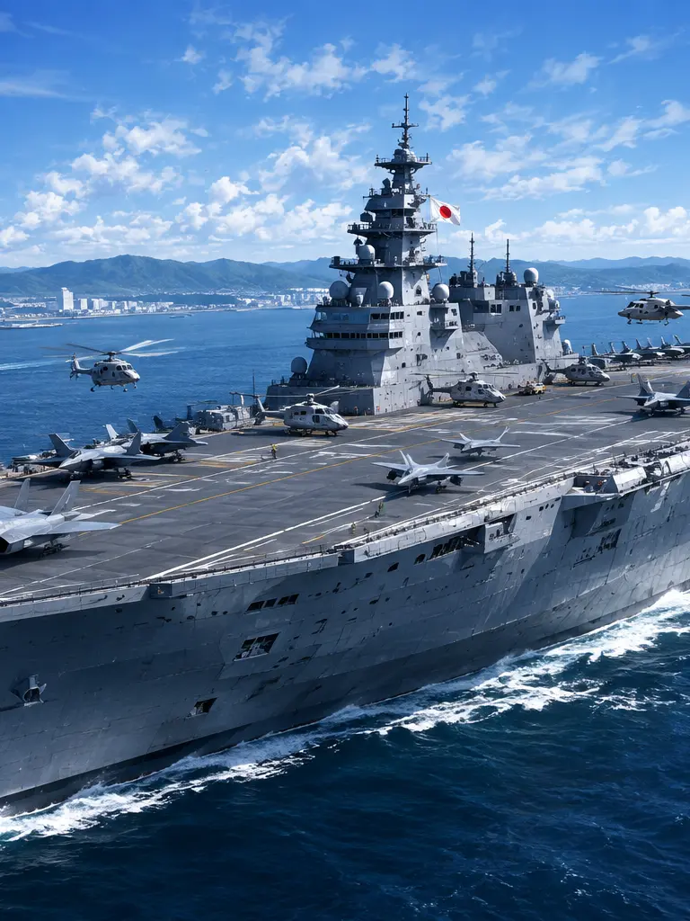 FlatRazor0421의 超大型統合戦闘艦《神凪》  蒼海の旗艦