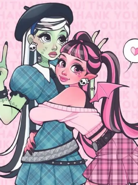 NutmegRain6649의 Draculaura x Frankie - Awkward situation