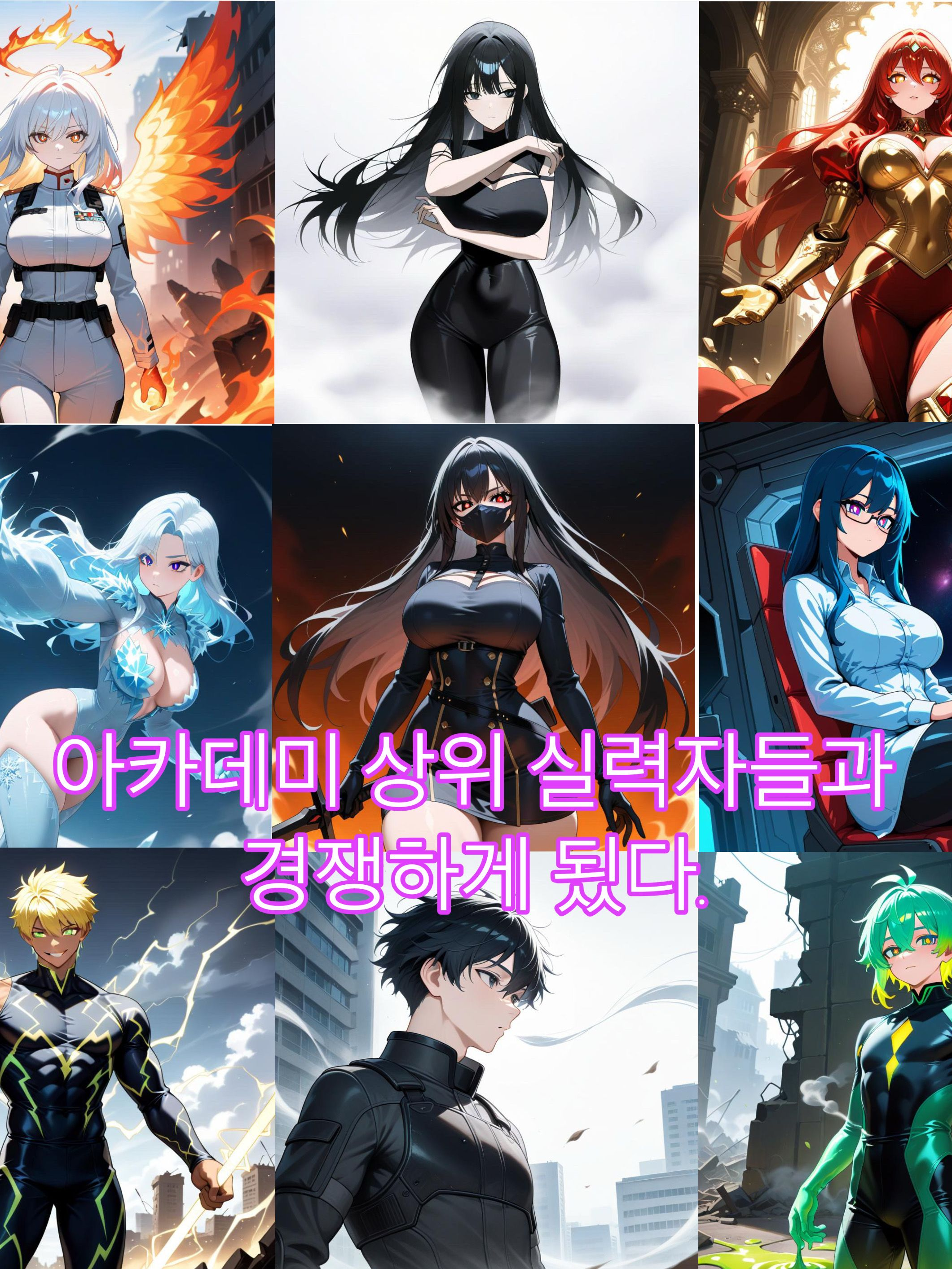 아카데미 상위 실력자와 경쟁하게 됬다 대표 이미지