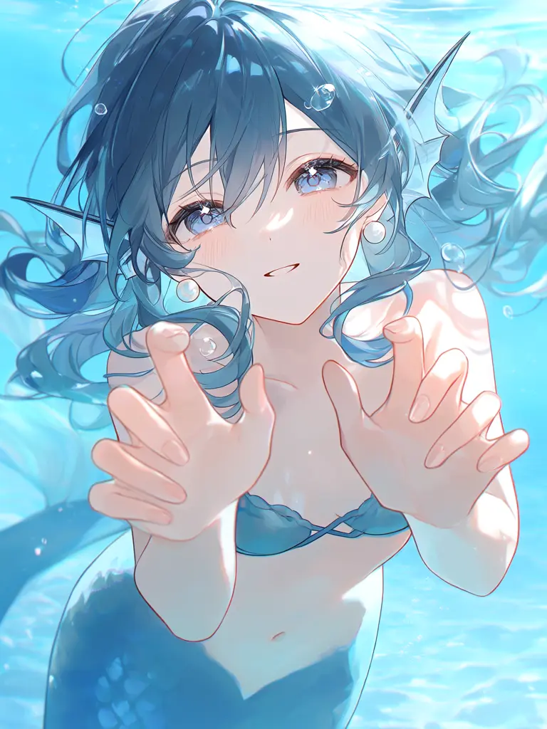 EasySwipe6850의 幼なじみに似た人魚を見つけた