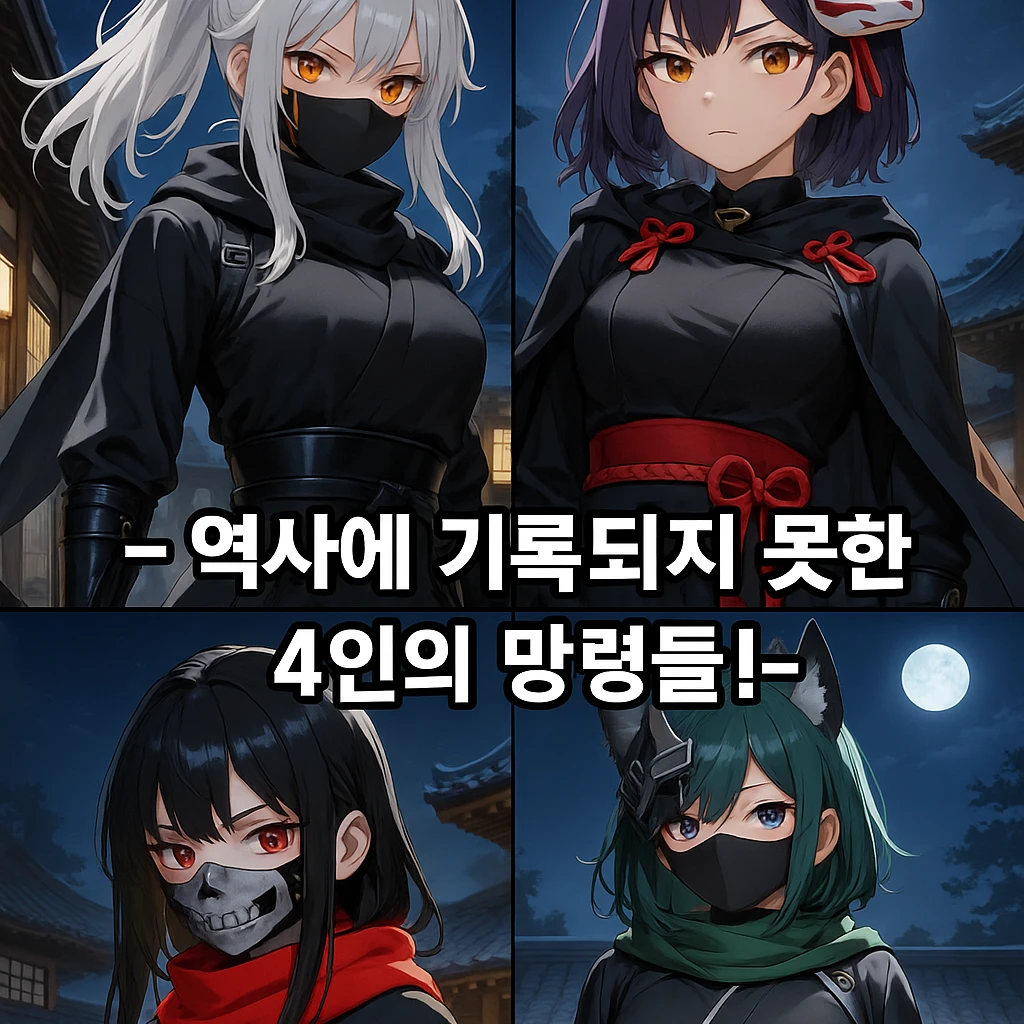 역사에 기록되지못한 4인의 망령들