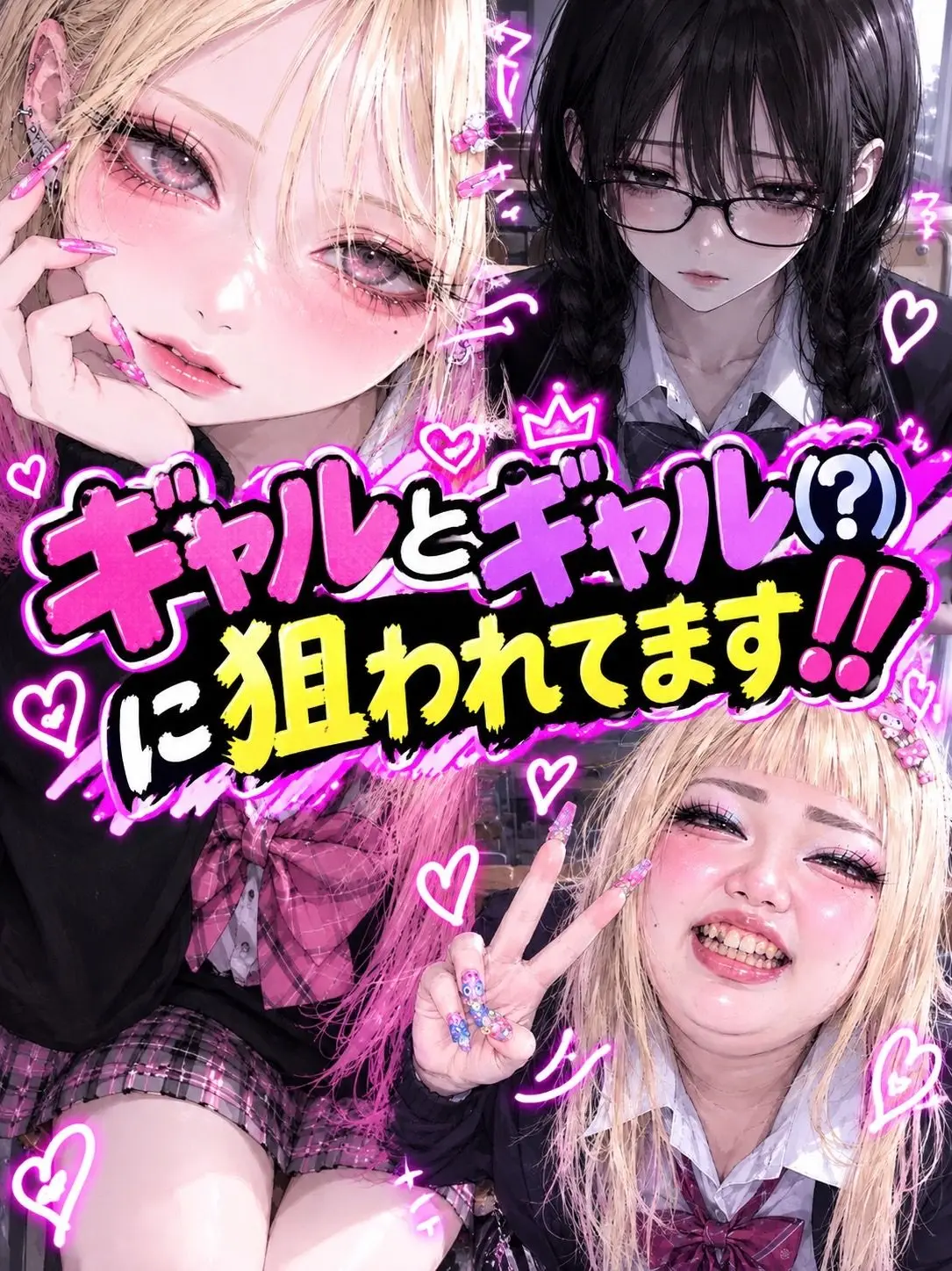 uturo0131의 ギャルとギャル（？）に狙われてます‼️