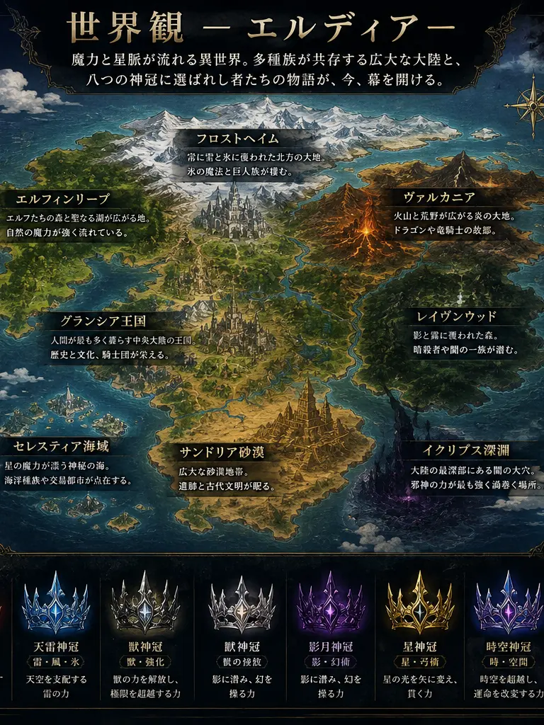 FruityEpoch4848의 八星の神冠 ― エルディア・クロニクル