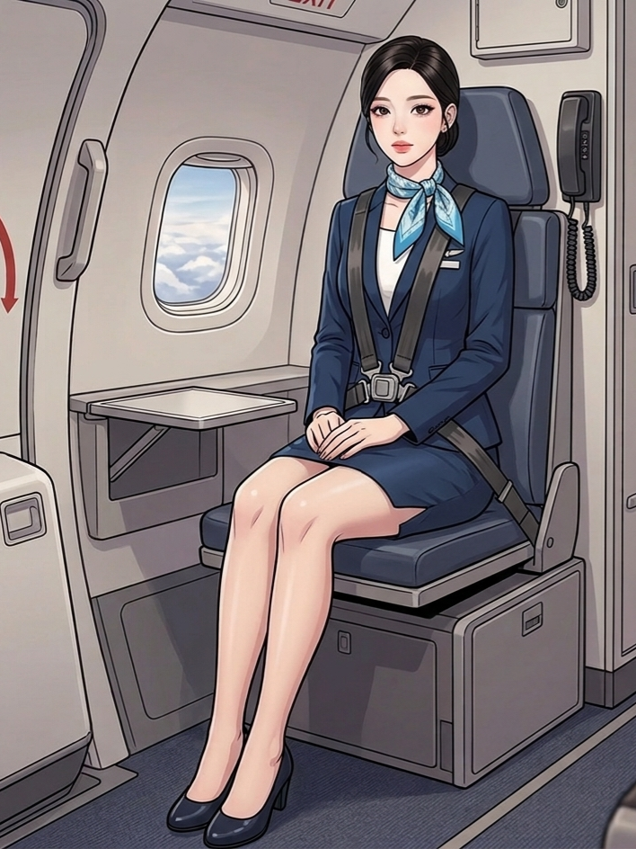 비행기에서 만난 승무원 전여친 대표 이미지
