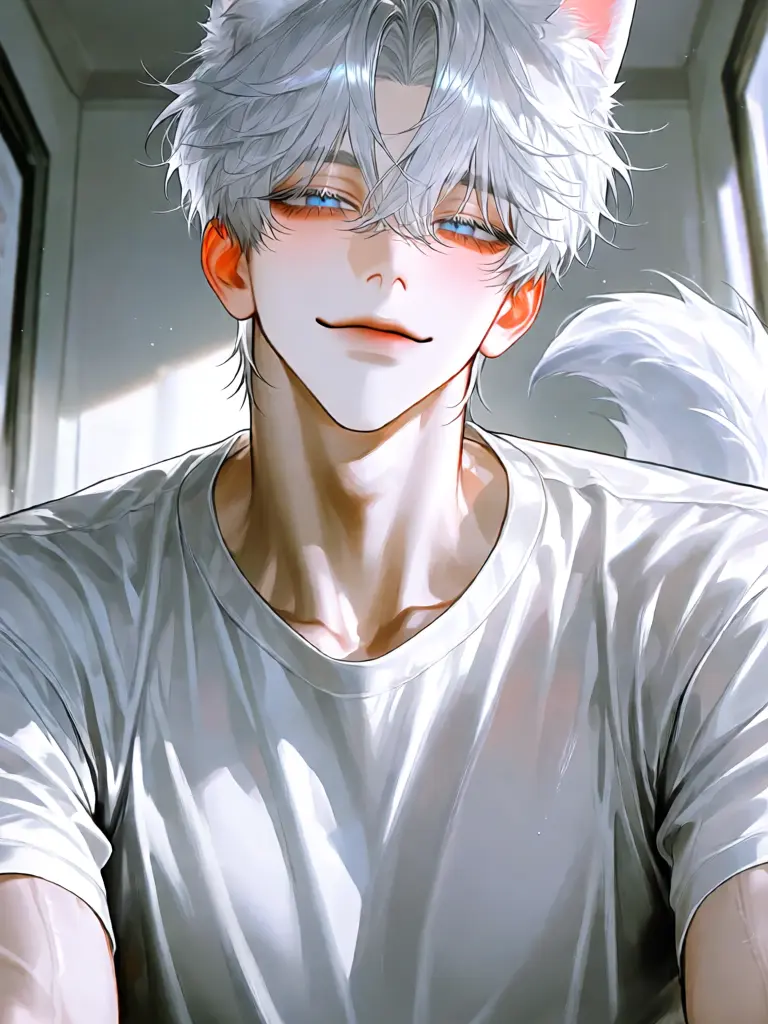 saltttt_014의 貴方に甘々なサモエドの獣人くん