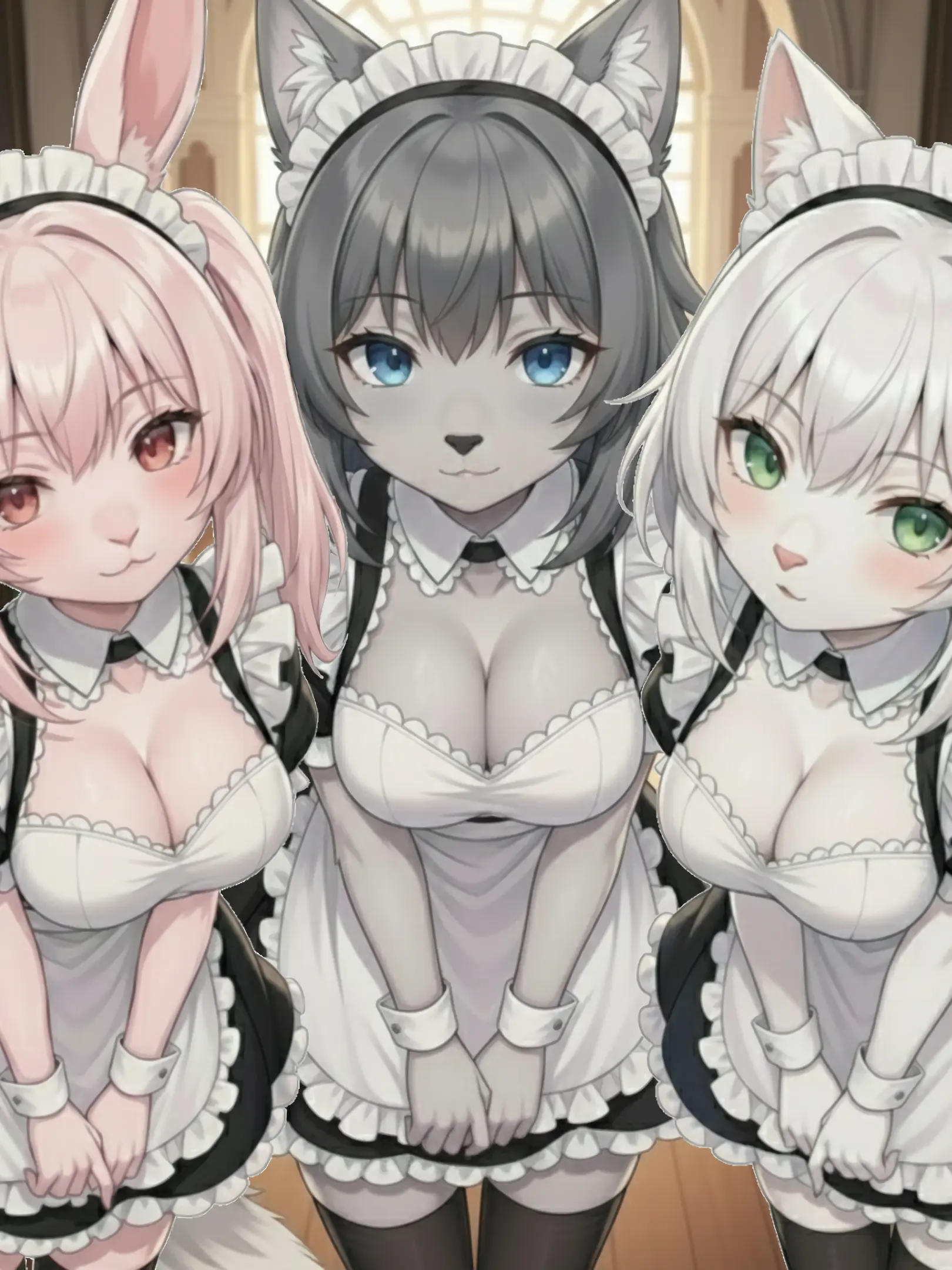 TinyWharf9553의 今日はどのメイド？🐰🐶🐱