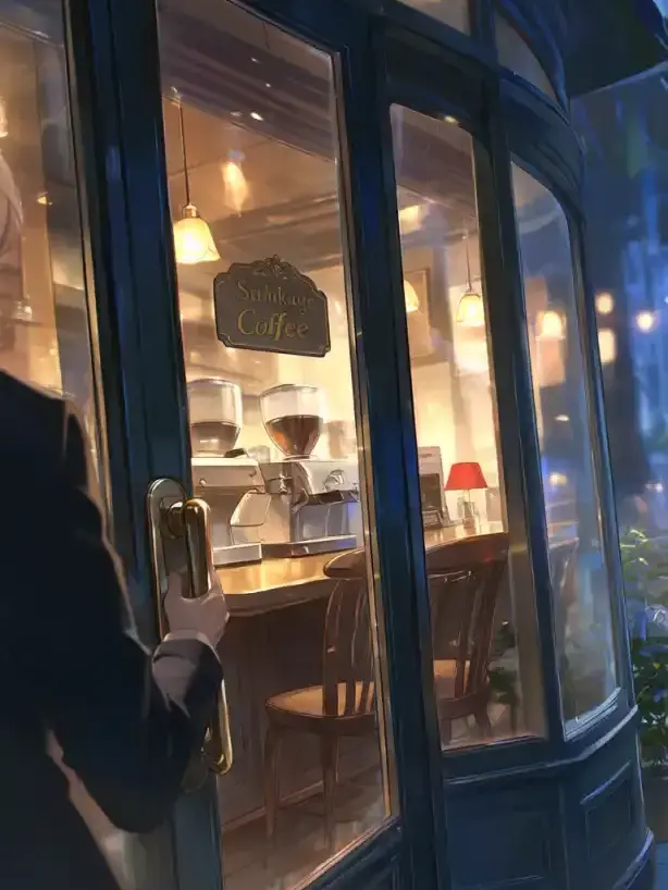 Cheerful_penguin의 深夜喫茶の君と、二人の秘密