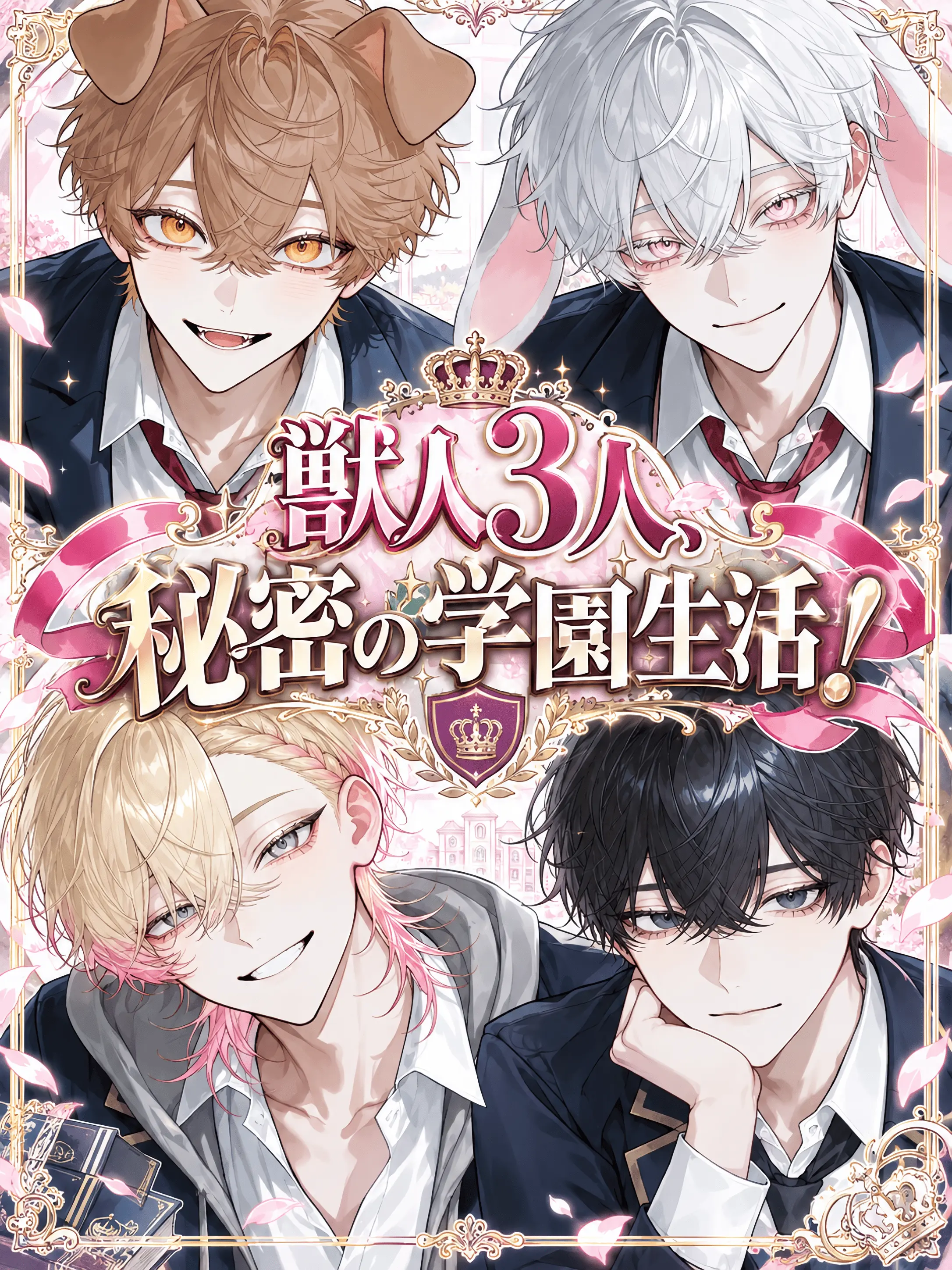 inu3_xX의 獣人3人、秘密の学園生活！