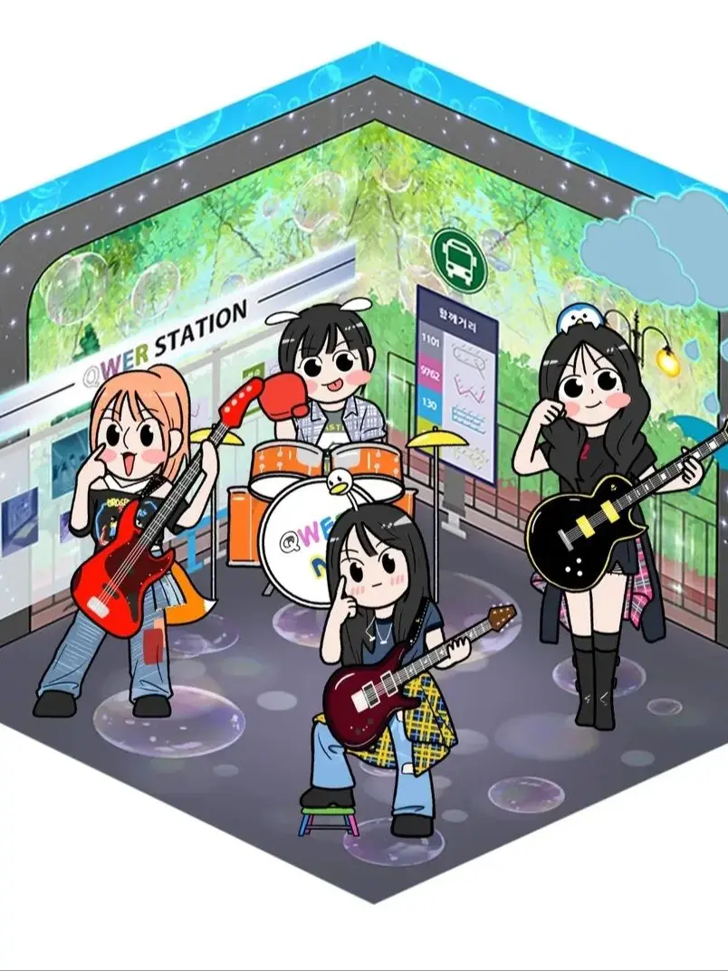 QWERFANrockcrab의 QWER의 매니저