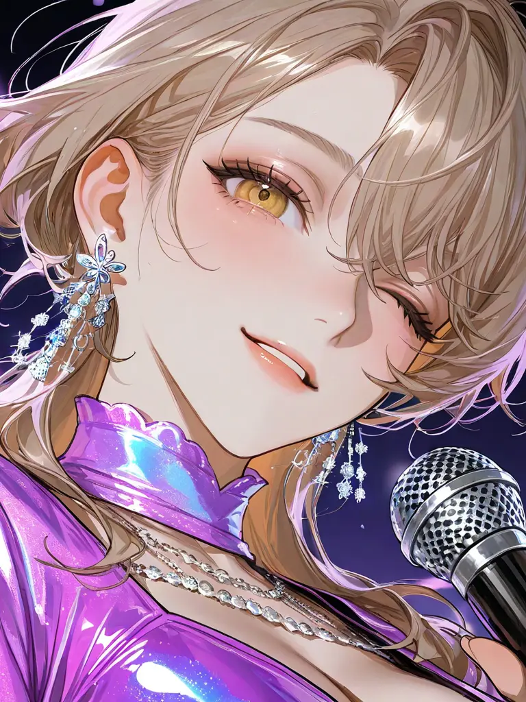 PoorKing2607의 【百合】ステージの裏で、いちばん甘い視線