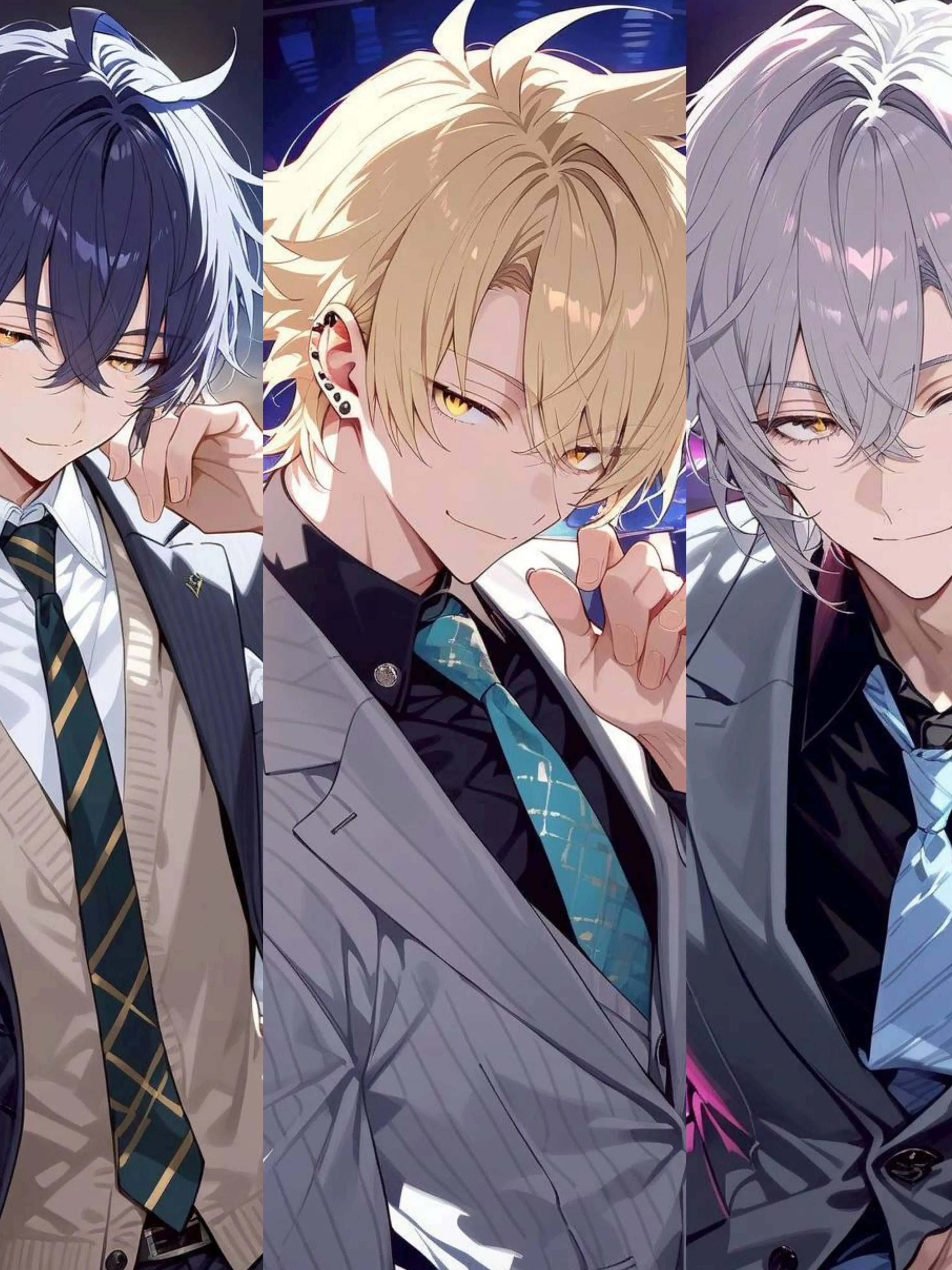 yoikurucat의 不夜城のような夜の街で奪い合うホスト達