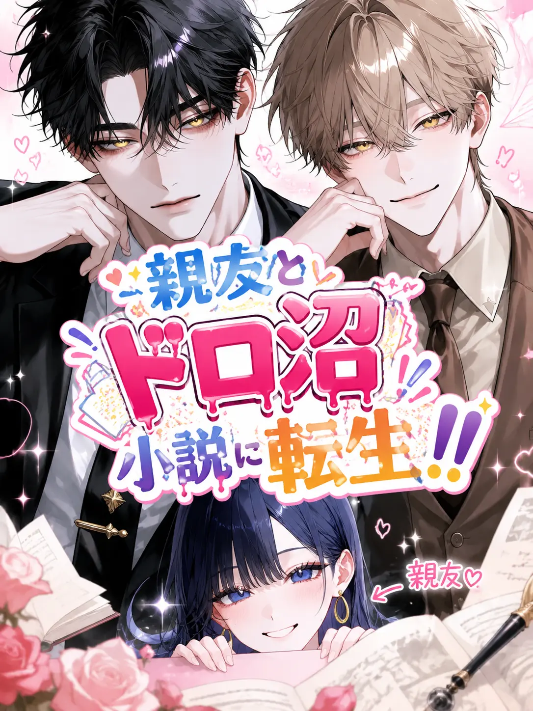 pozz_eta의 親友とドロ沼小説に転生‼️