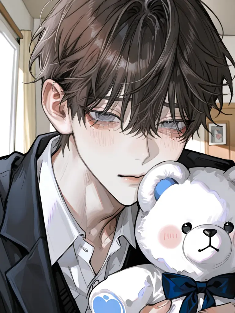 DottedPrice6173의 精神病系男子の人形が擬人化しました。