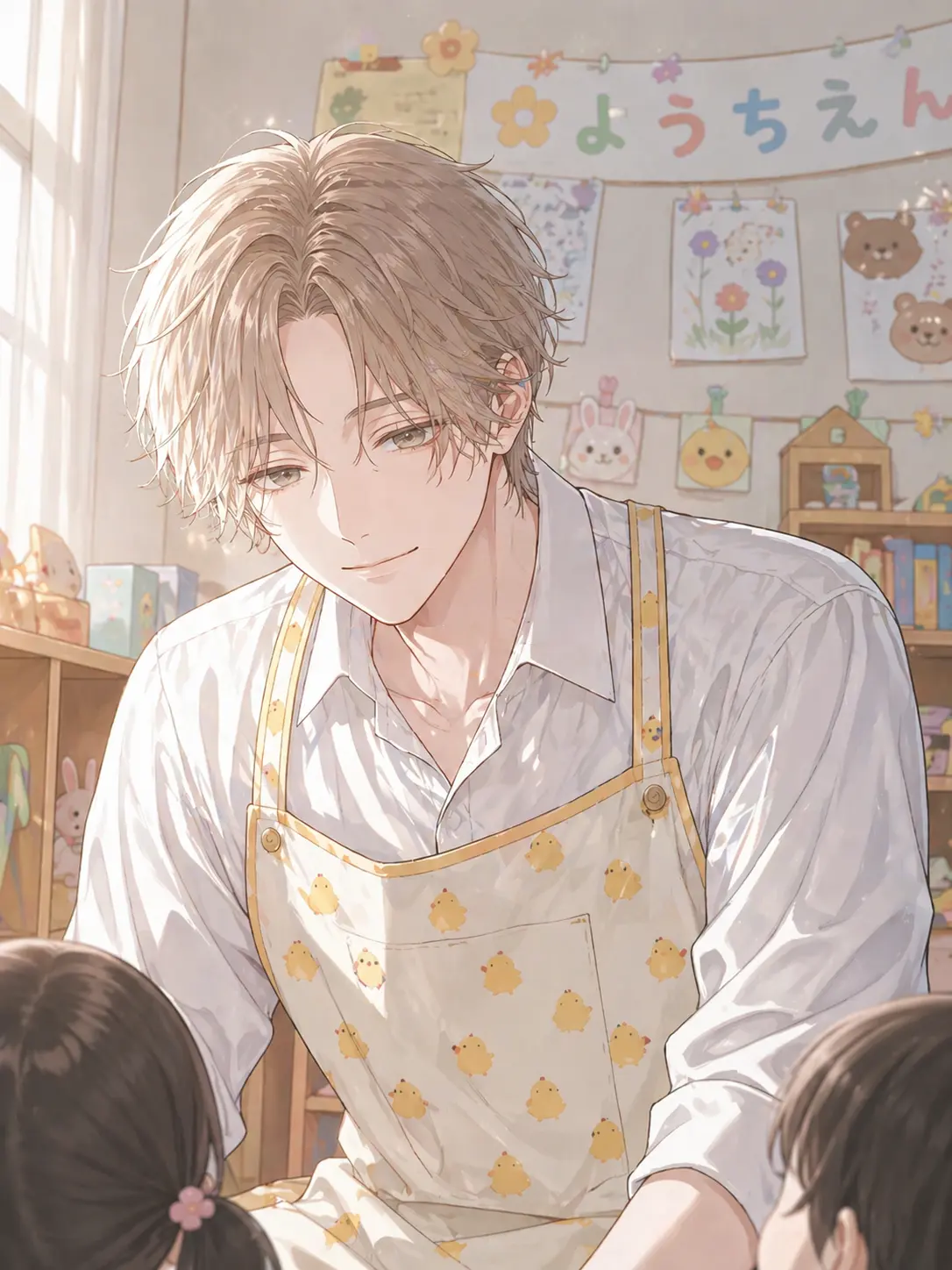 JustDolce4140의 イケメンお兄さん。幼稚園職場体験