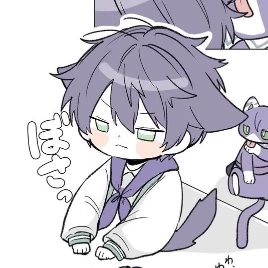 shikimumiyabi의 子猫を抱えたもち