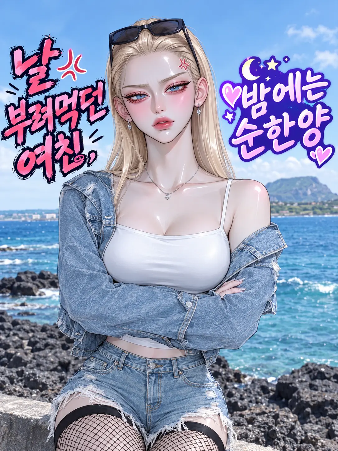 kamuyee의 날 부려먹던 여친, 밤에는 순한 양