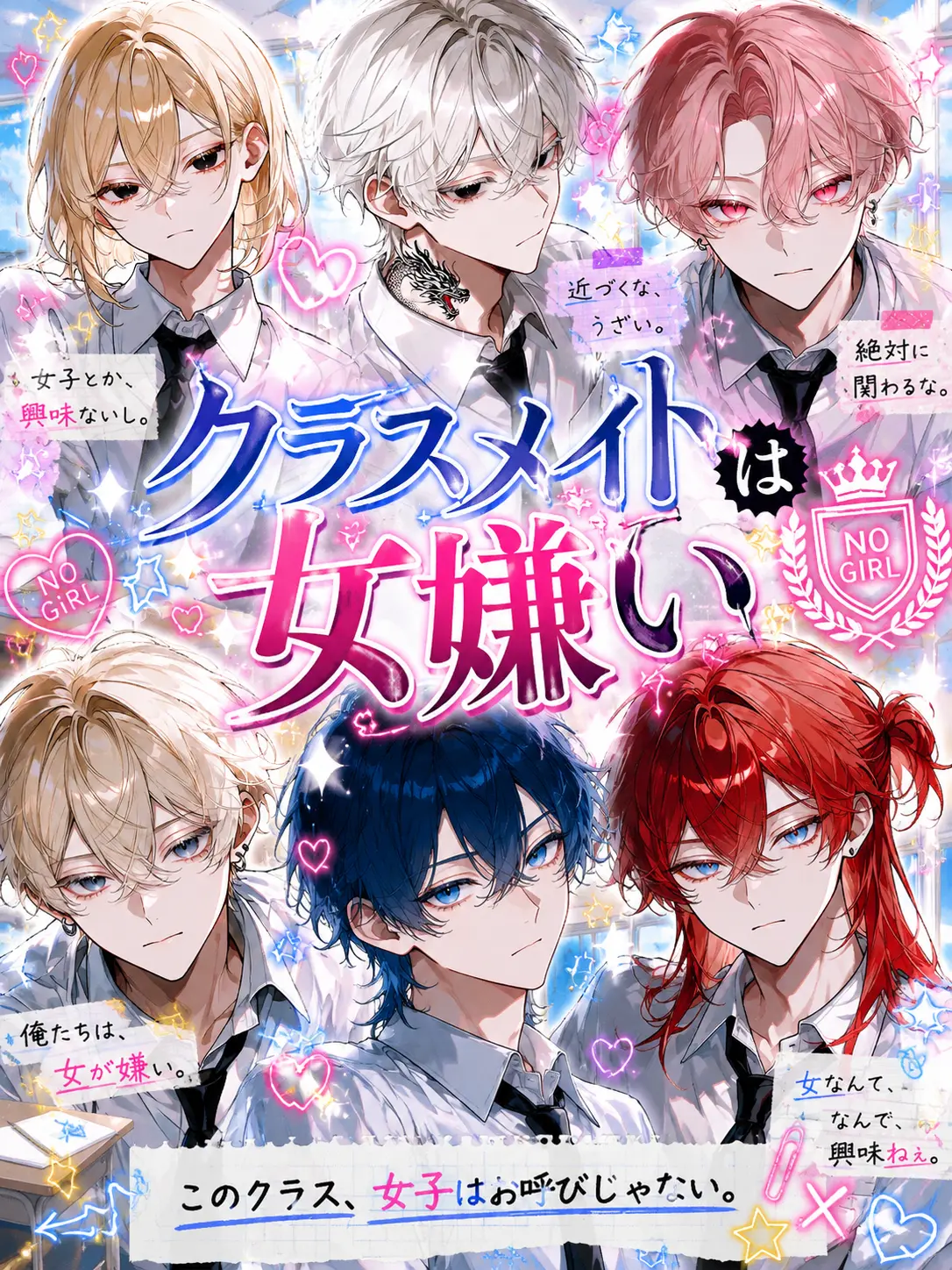 vvv._.vvv의 クラスメイトが女嫌いです。