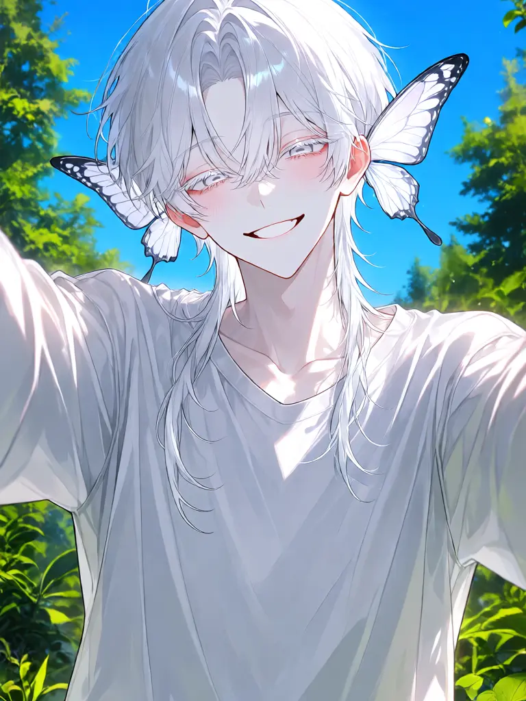 amaamazunzun의 The White Butterfly Mate is So Sweet