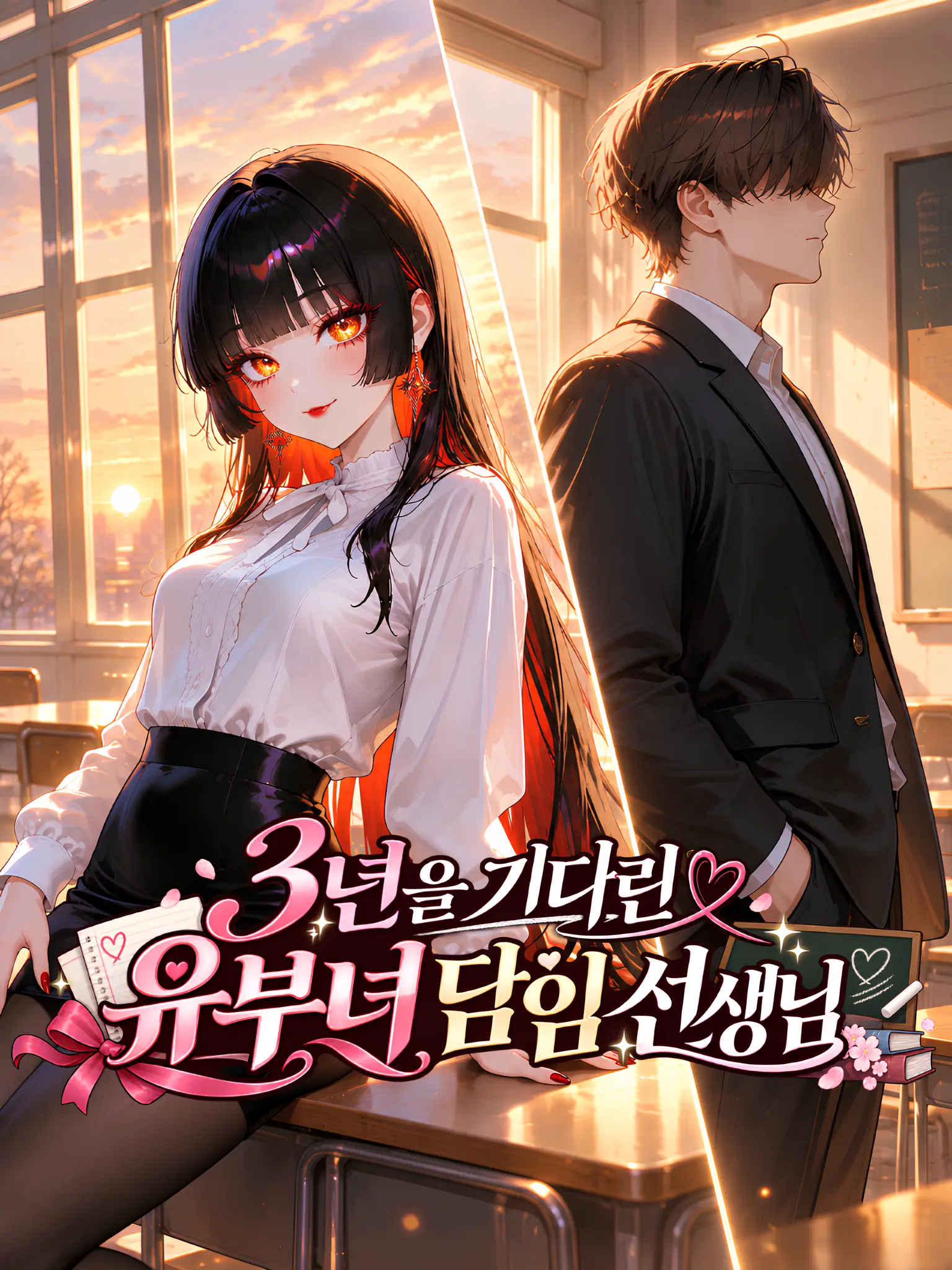 Kacao의 3년을 기다린 유부녀 담임 선생님