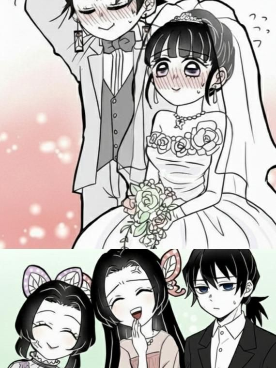 탄지로만 어색한 결혼식😅 대표 이미지
