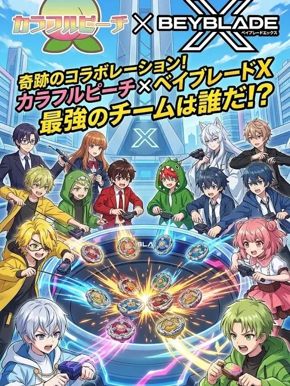TallVest1917의 カラフルピーチ×ベイブレードX