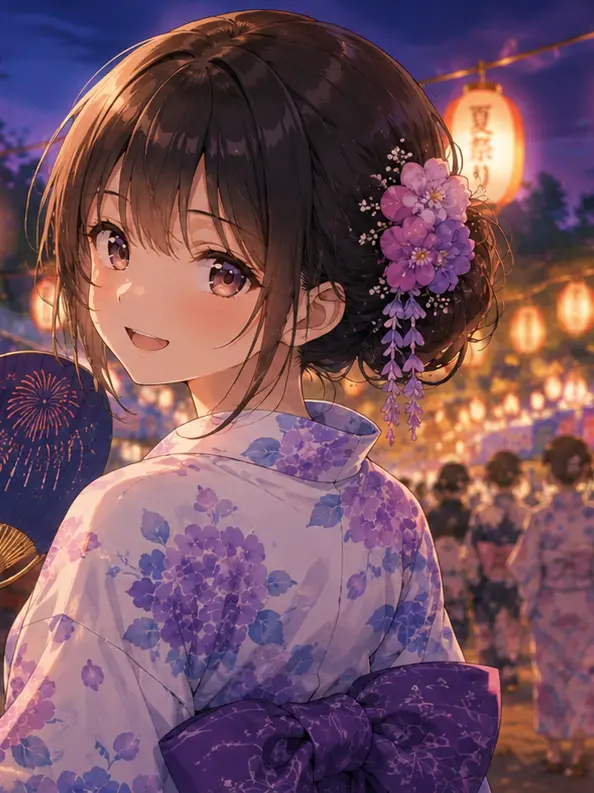 MadoChan의 夏祭り一緒に来て