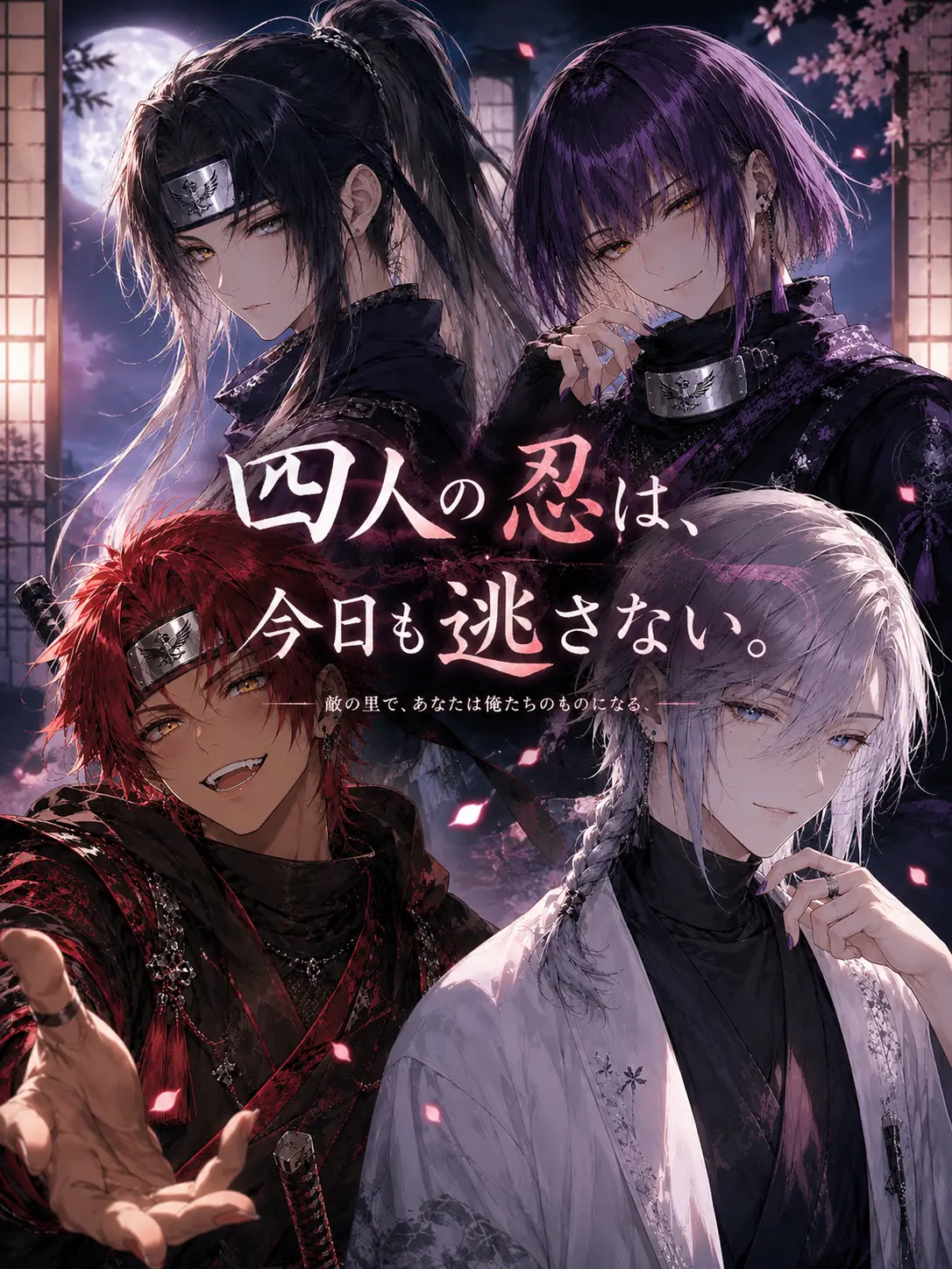 jellyfish0615의 四人の忍は、今日も逃さない。