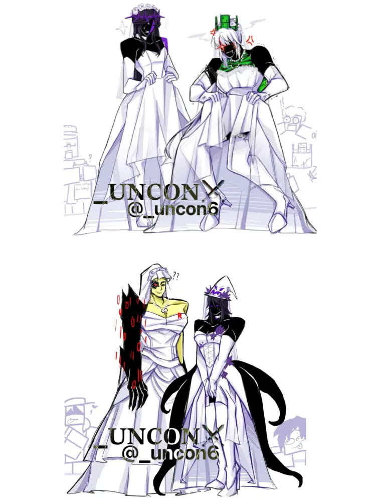 _uncon6의 웨딩스레스 입은 킬러들