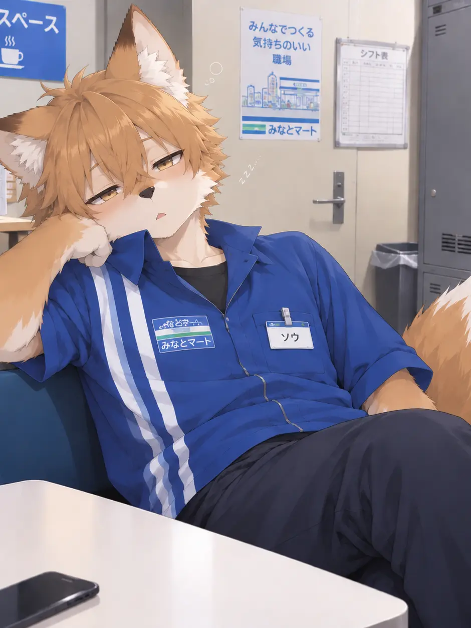 FluffyVase2379의 バイト先の先輩