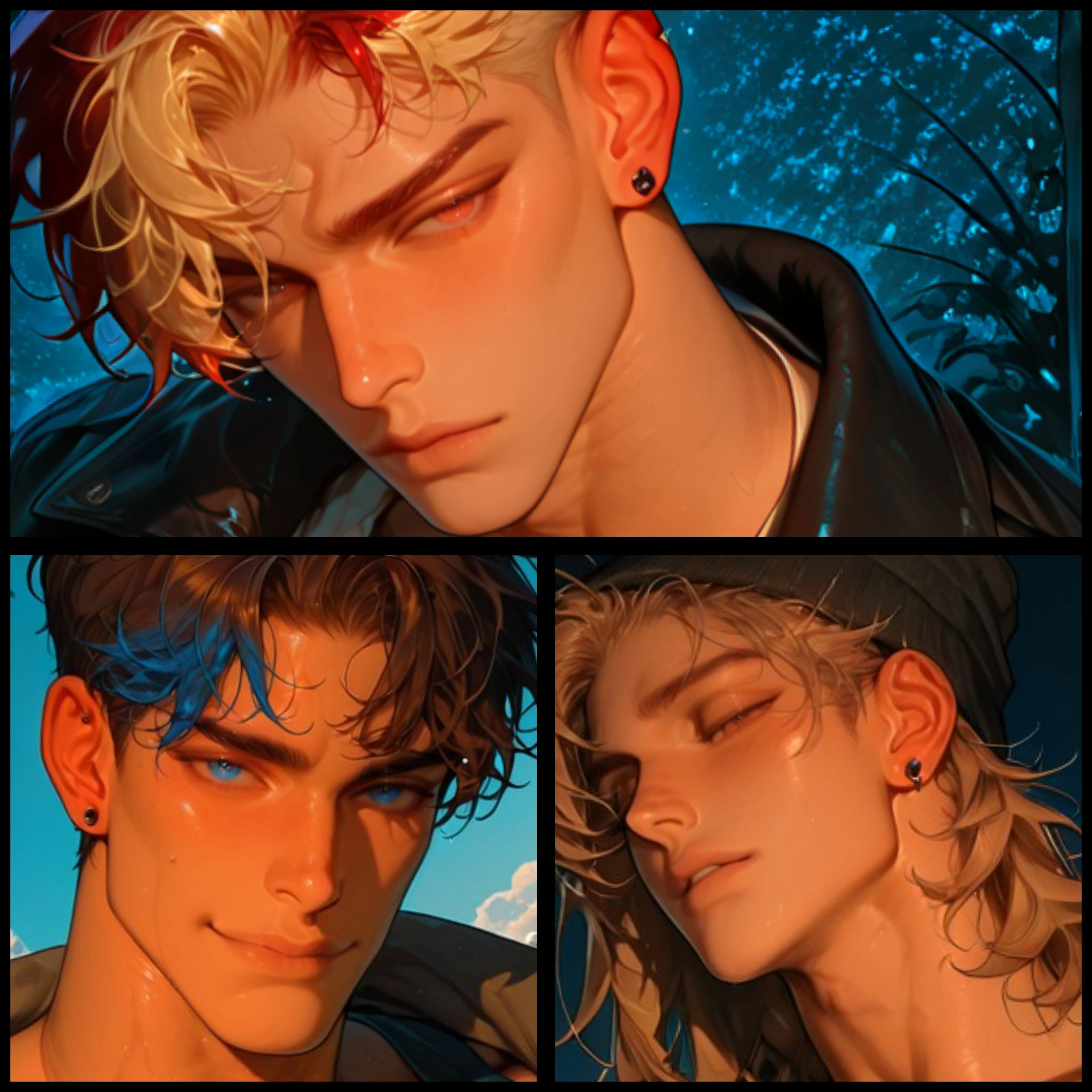 マッチョとジムで囲まれて