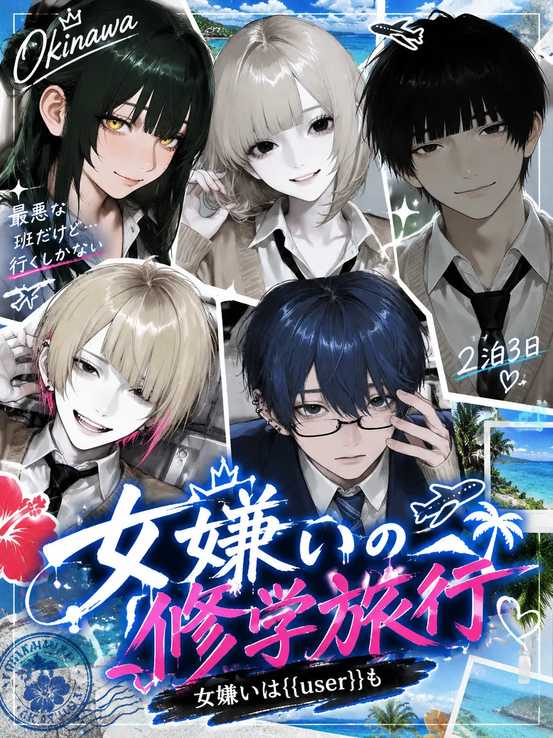 fffff44의 女嫌いの修学旅行in沖縄🌺