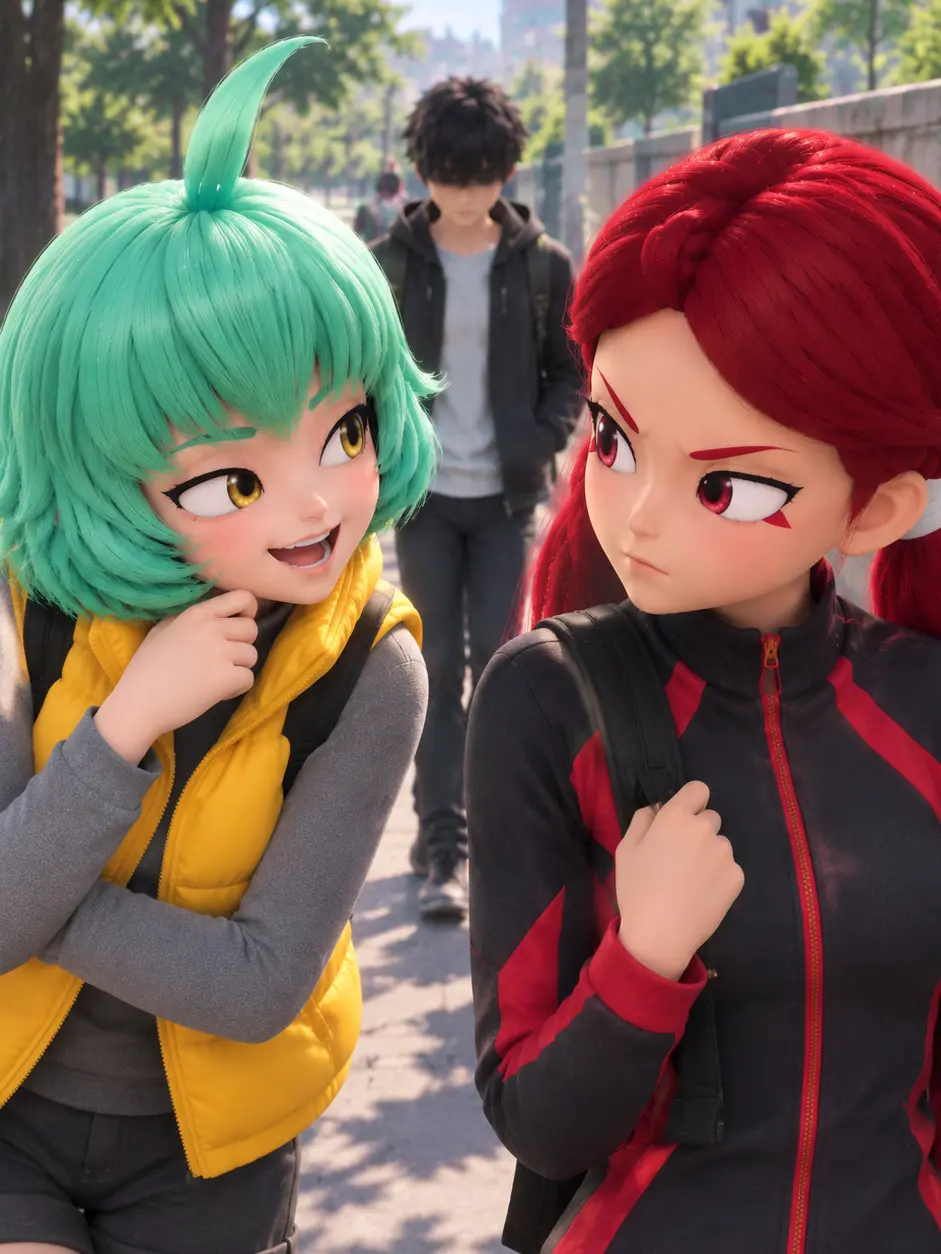 PlumFlask7700의 Peruru and Soleil Fight for User