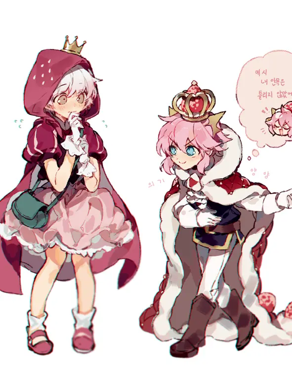 LinearKiang0848의 딸기 크레페맛 쿠키♡