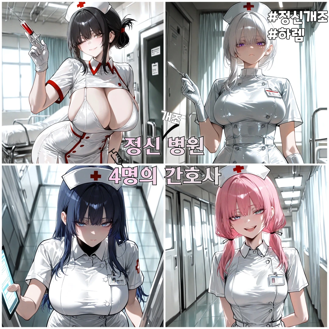 정신병원 4명의 간호사