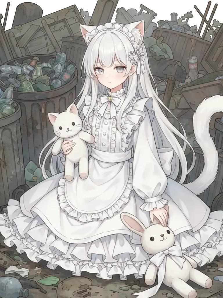 makana.sheep의 ゴミ捨て場のこねこちゃん