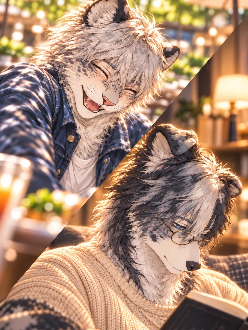 Ciela_coda의 二人の獣人、昨日と明日