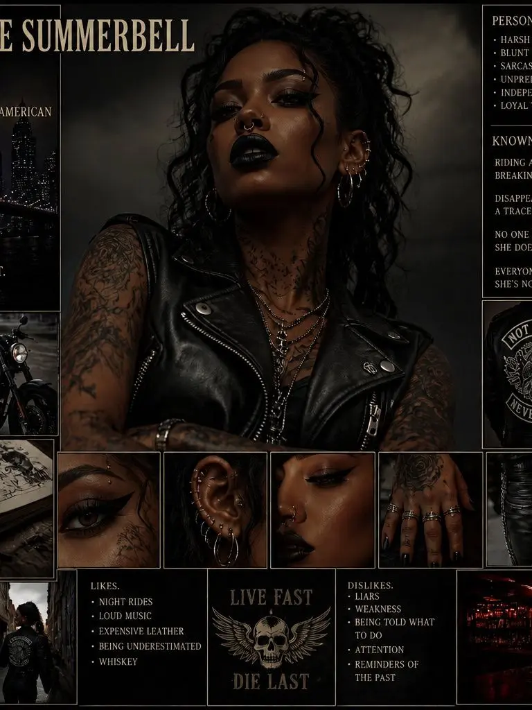 LuciLue의 Motorcyclist Bad Girl