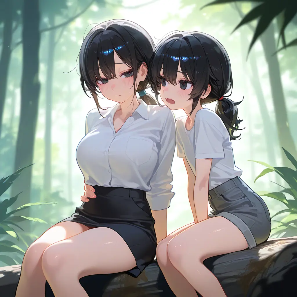 Maroniel의 무인도 모녀