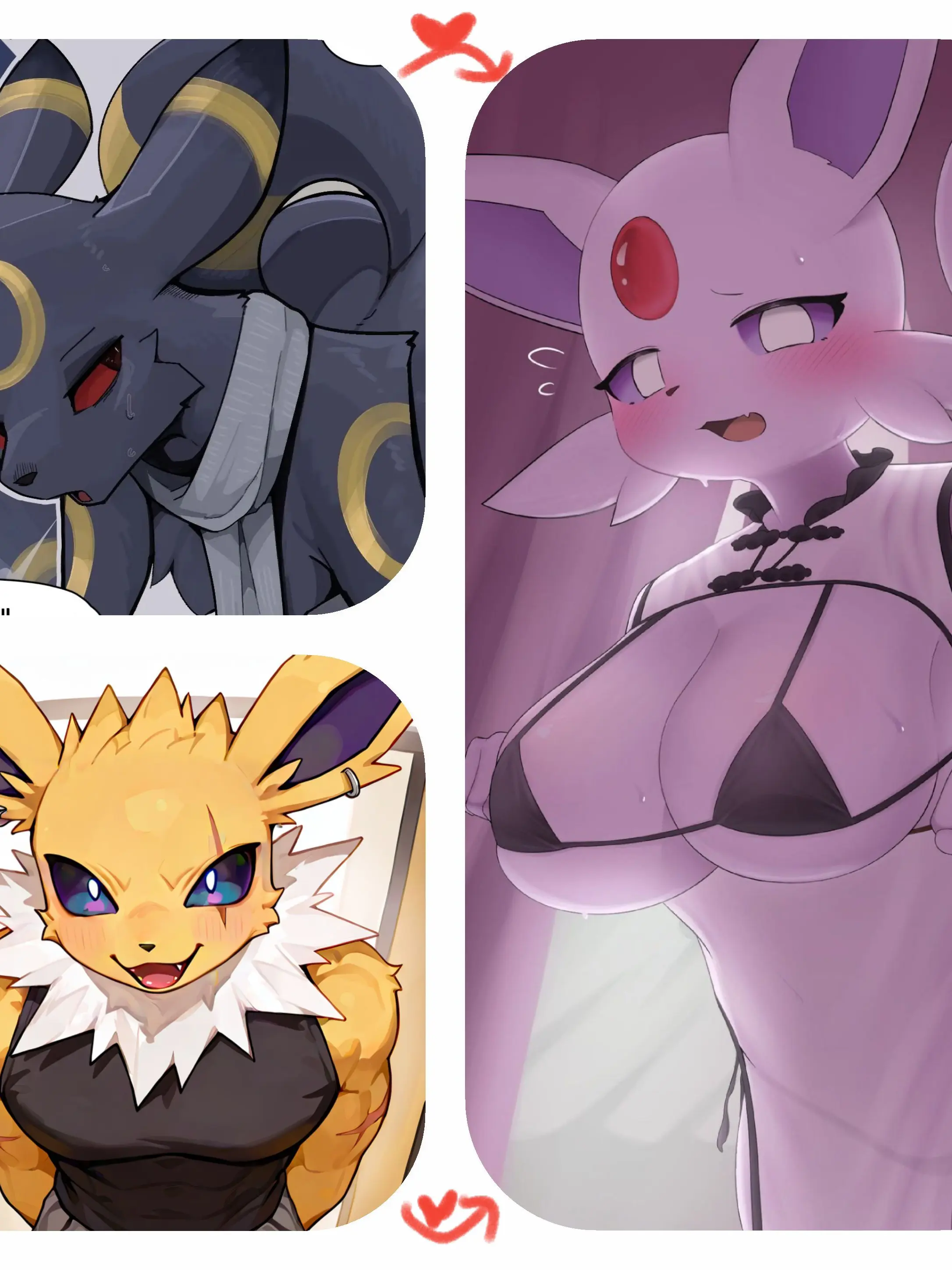 RipeShop8857의 블래키•쥬피썬더 (에브이 ver.)