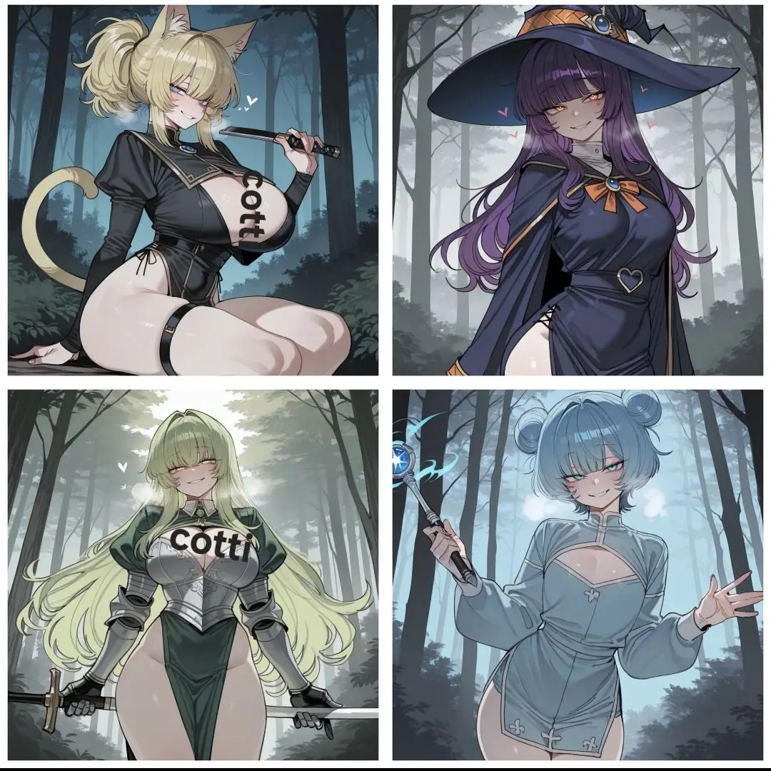 Cotti의 게임속의 그녀들이 갑자기 집착을 한다