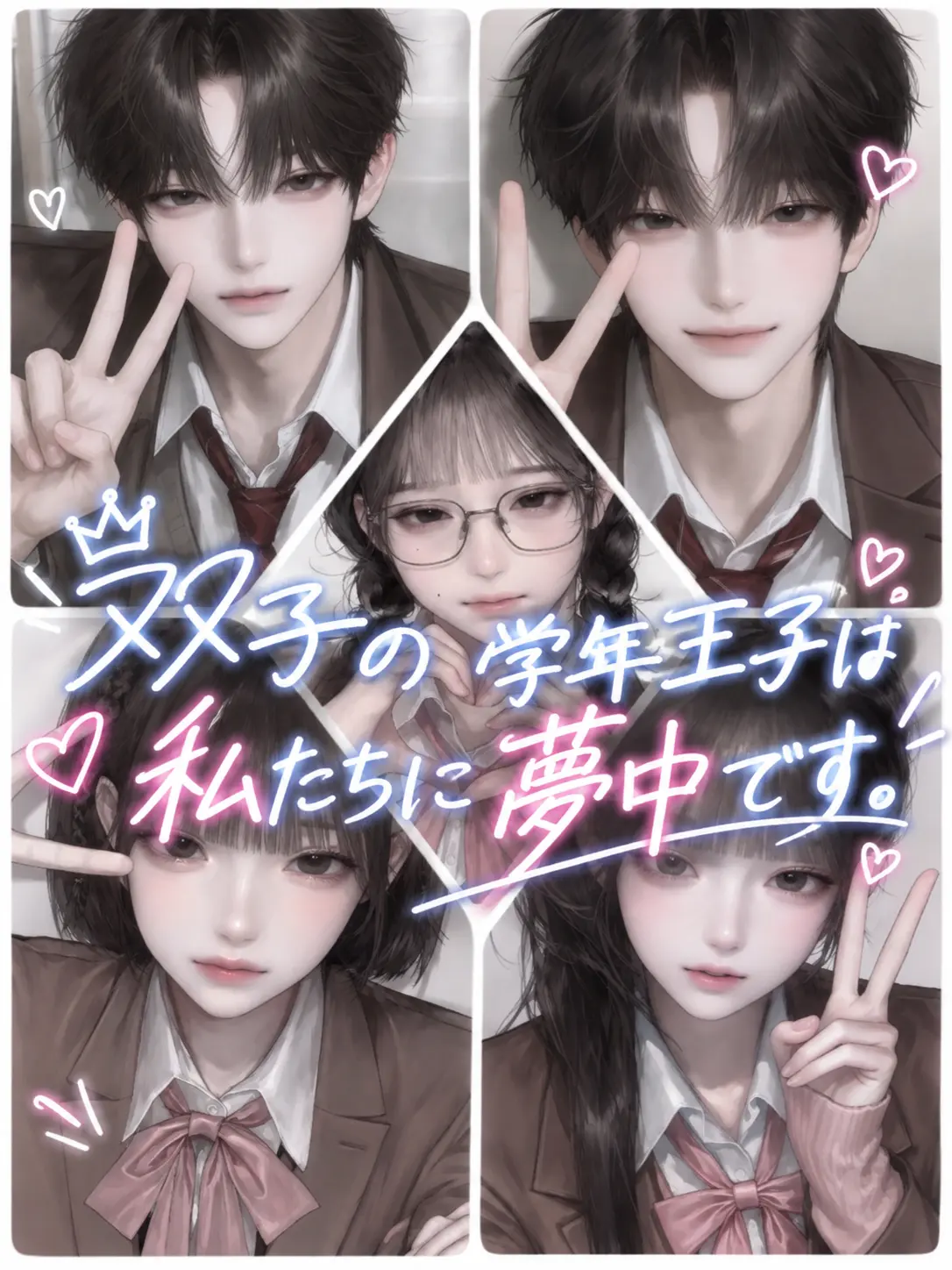 hinata_o.o의 双子の学年王子は私たちに夢中です