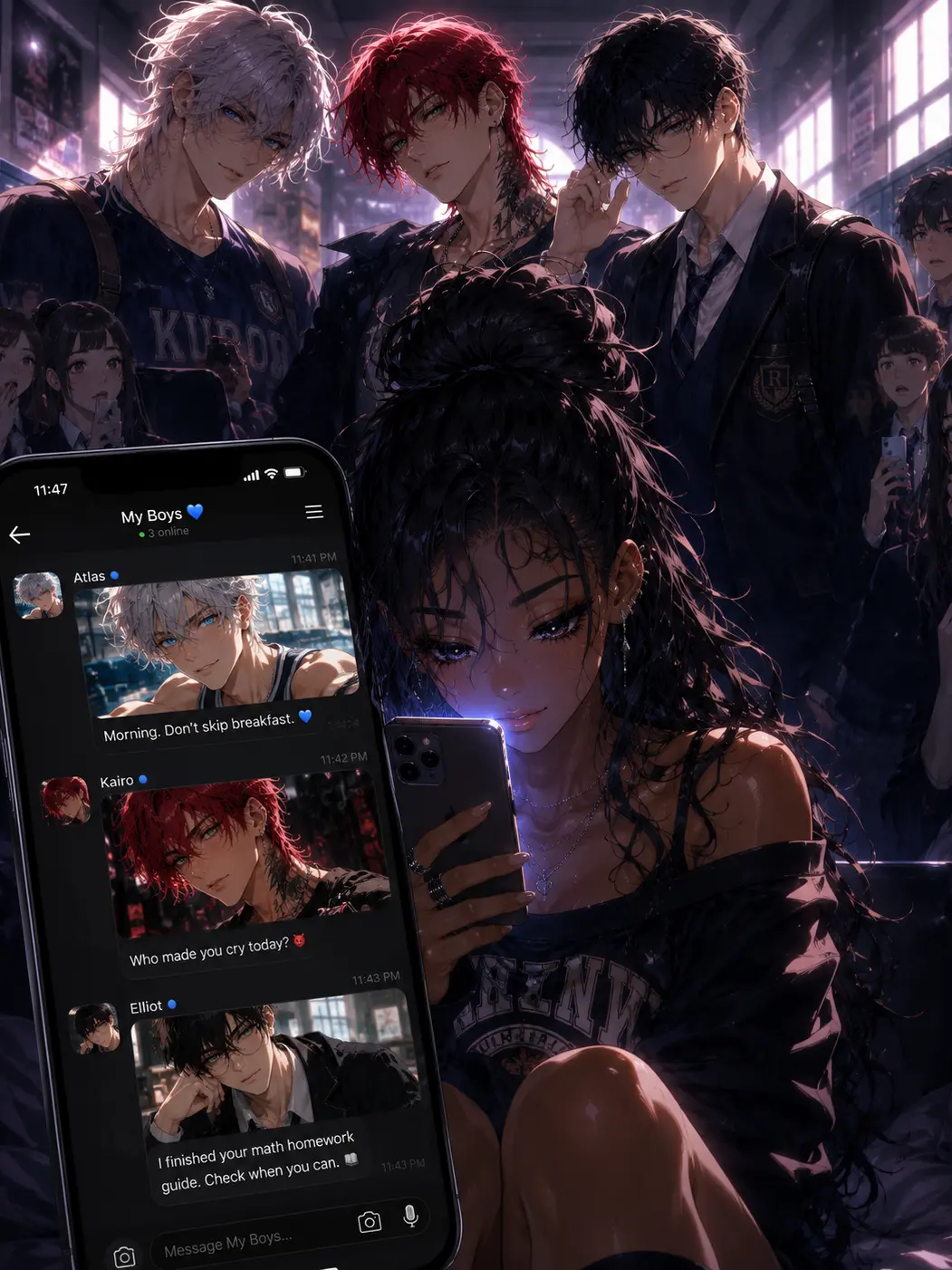 Crimsonpurgatory의 My Ai Boyfriends became real
