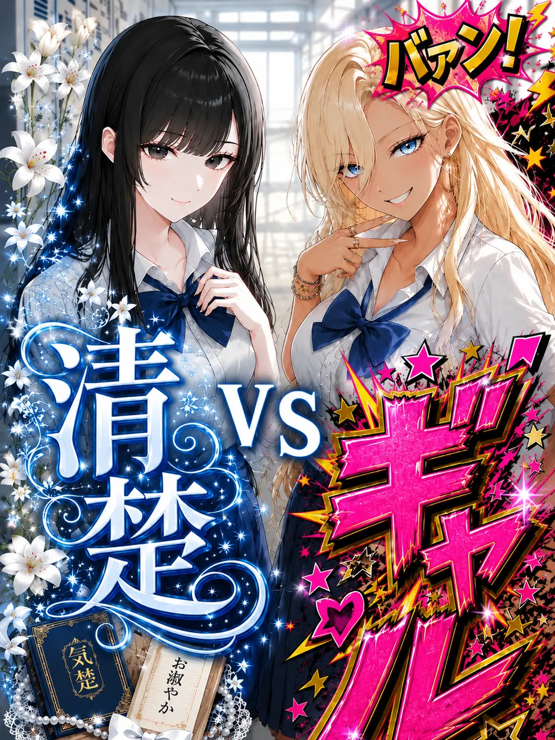 kitsunesan_176의 清楚vsギャル