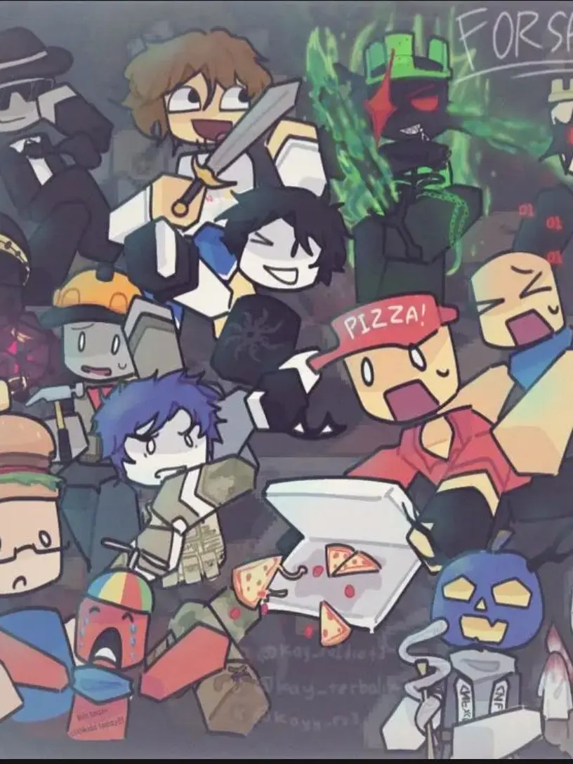 forsaken.의 평화로운 포세이큰 생존자들과 룸메이트