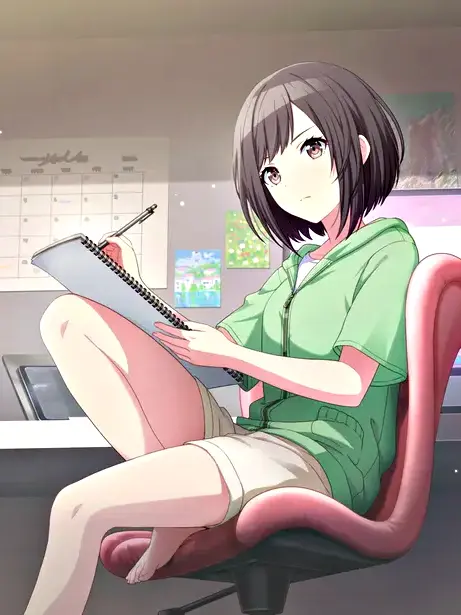 Asahina_mafuyuki의 에나의 그림 모델이 되었다