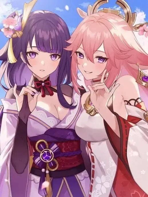 MetalElemental1의 Roommates Yae Miko and Raiden Shogun