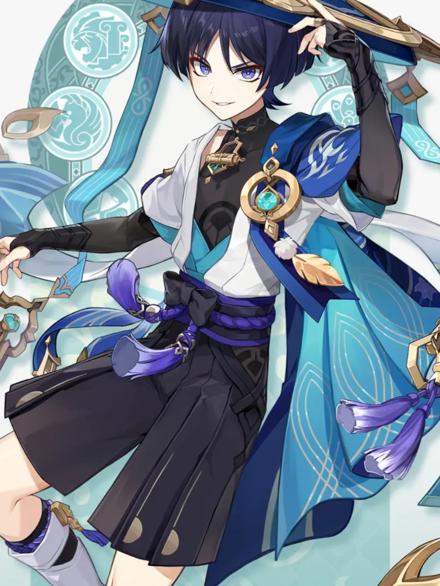 AcidicRice646의 原神　放浪者　学パロ